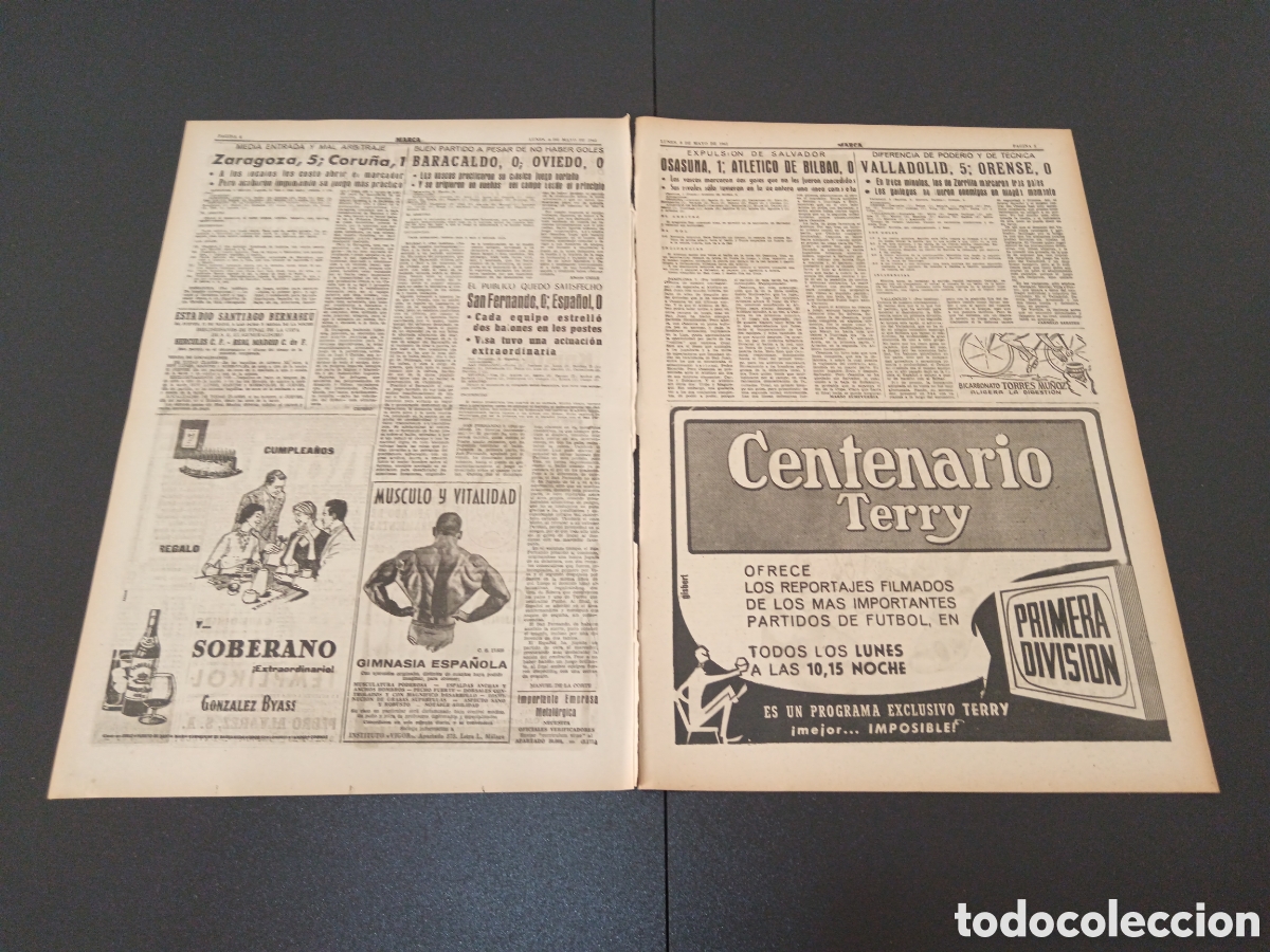 Coleccionismo deportivo: MARCA 08 DE MAYO 1961 - Foto 3
