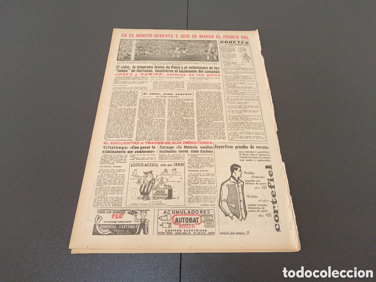 Coleccionismo deportivo: MARCA 08 DE MAYO 1961 - Foto 6