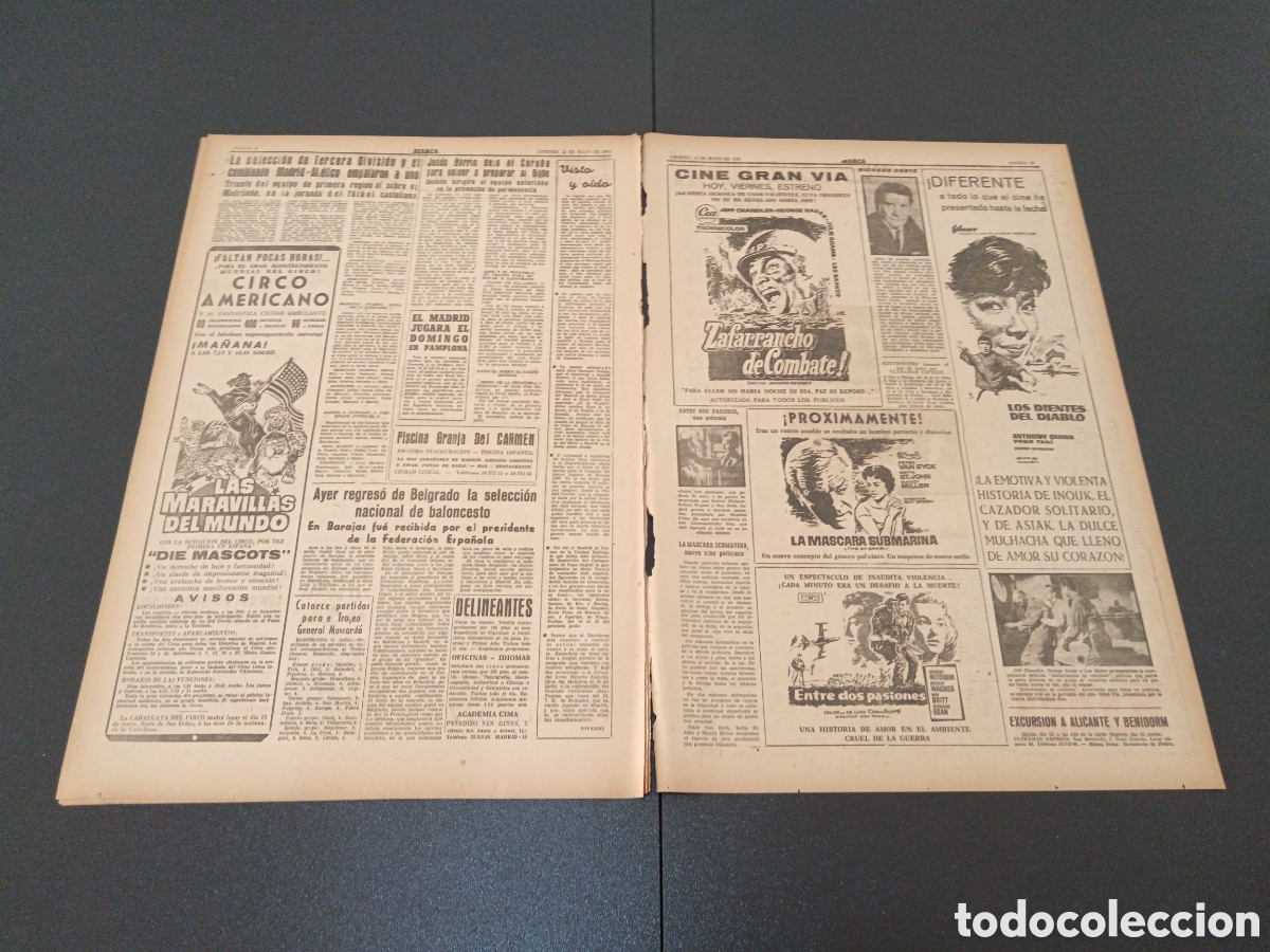 Coleccionismo deportivo: MARCA 12 DE MAYO 1961 - Foto 4