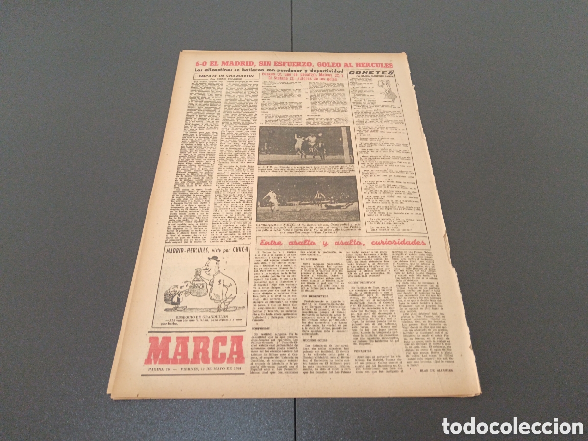 Coleccionismo deportivo: MARCA 12 DE MAYO 1961 - Foto 5
