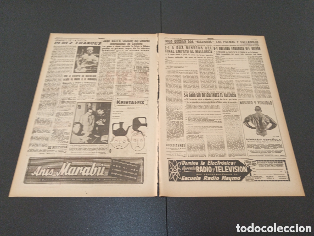 Coleccionismo deportivo: MARCA 15 DE MAYO 1961 - Foto 2