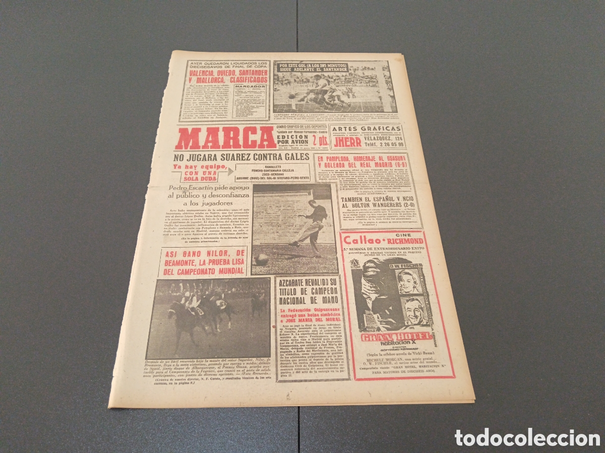 Coleccionismo deportivo: MARCA 15 DE MAYO 1961 - Foto 1