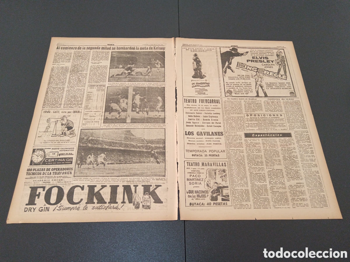 Coleccionismo deportivo: MARCA 19 DE MAYO 1961 - Foto 3