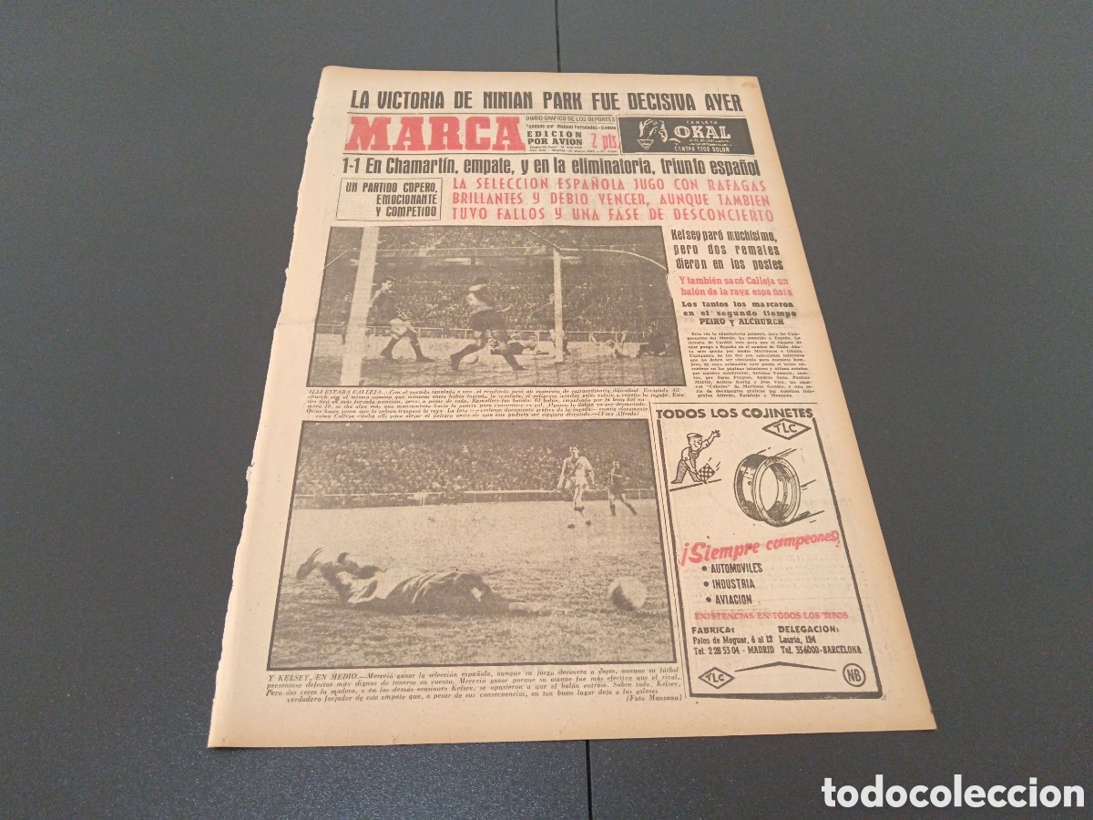 Coleccionismo deportivo: MARCA 19 DE MAYO 1961 - Foto 1