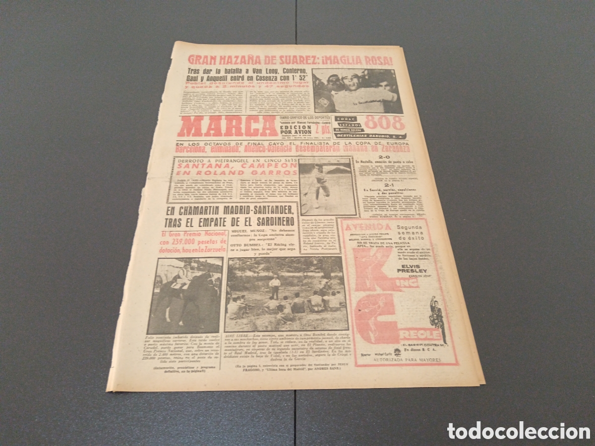Coleccionismo deportivo: MARCA 28 DE MAYO 1961 - Foto 1