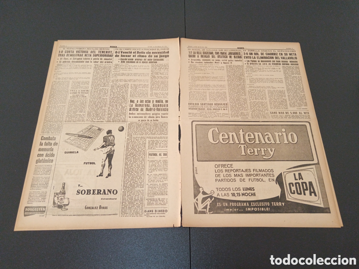 Coleccionismo deportivo: MARCA 29 DE MAYO 1961 - Foto 3