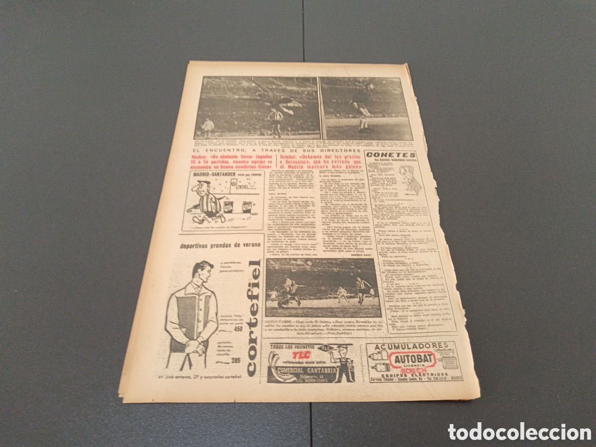 Coleccionismo deportivo: MARCA 29 DE MAYO 1961 - Foto 5