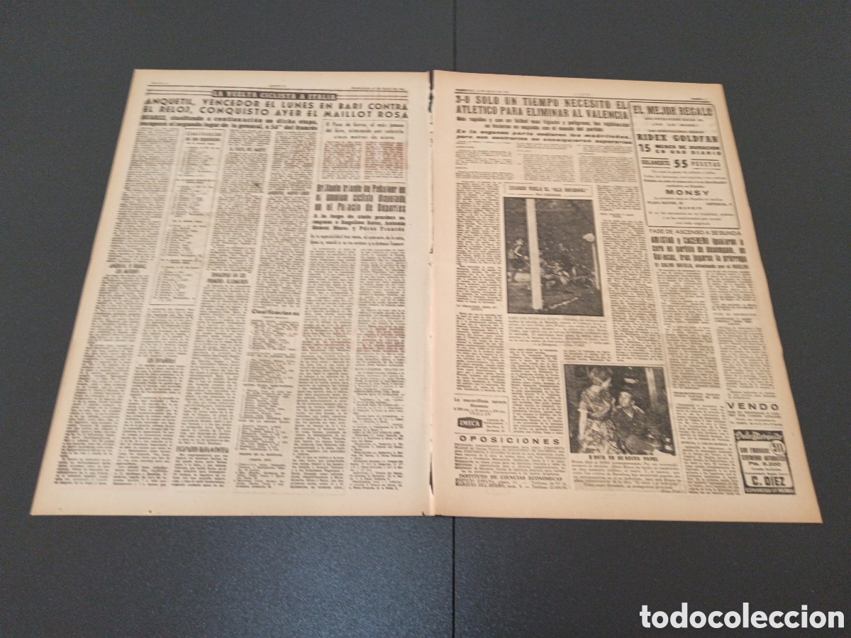 Coleccionismo deportivo: MARCA 31 DE MAYO 1961 - Foto 2