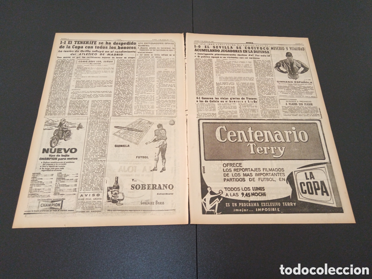 Coleccionismo deportivo: MARCA 05 DE JUNIO 1961 - Foto 3