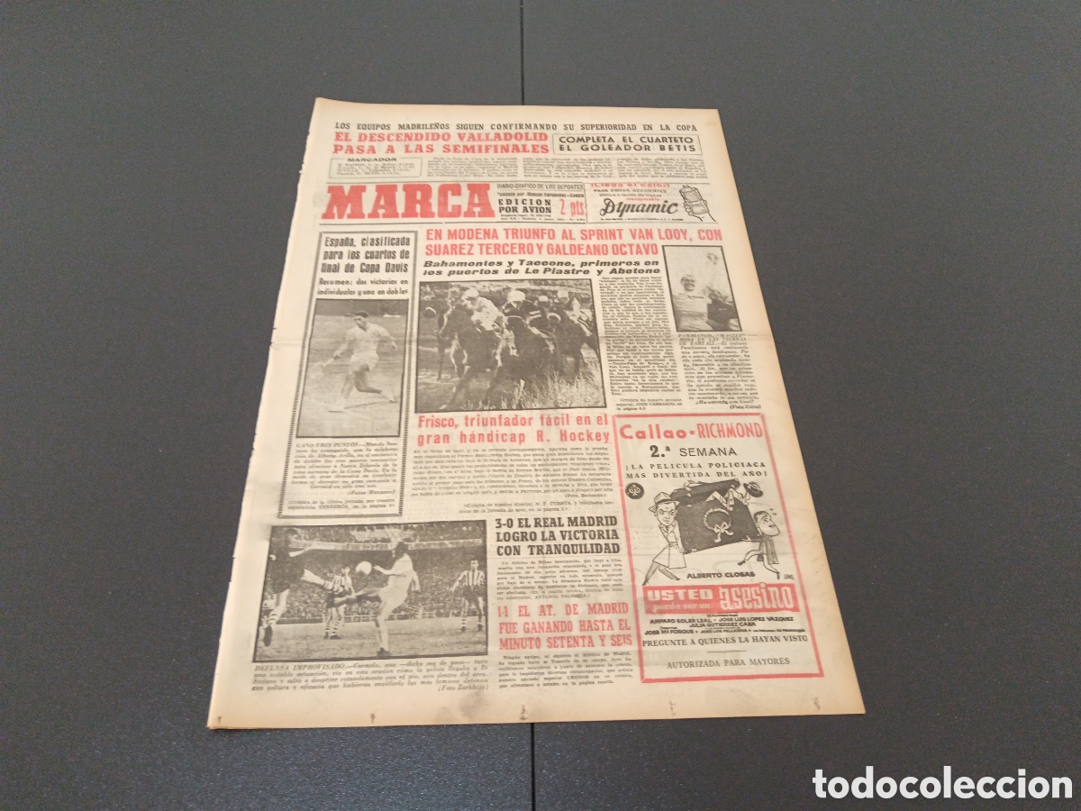 Coleccionismo deportivo: MARCA 05 DE JUNIO 1961 - Foto 1