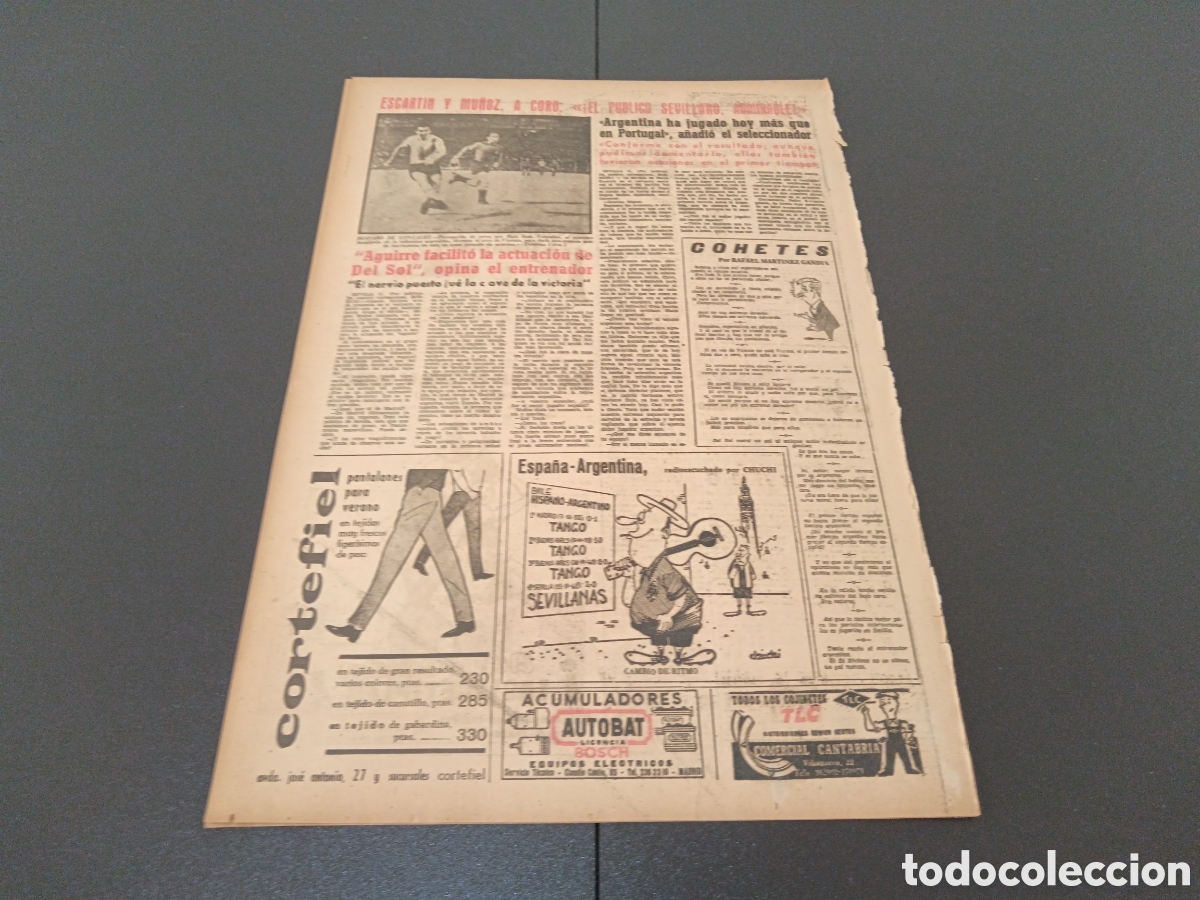 Coleccionismo deportivo: MARCA 12 DE JUNIO 1961 - Foto 5