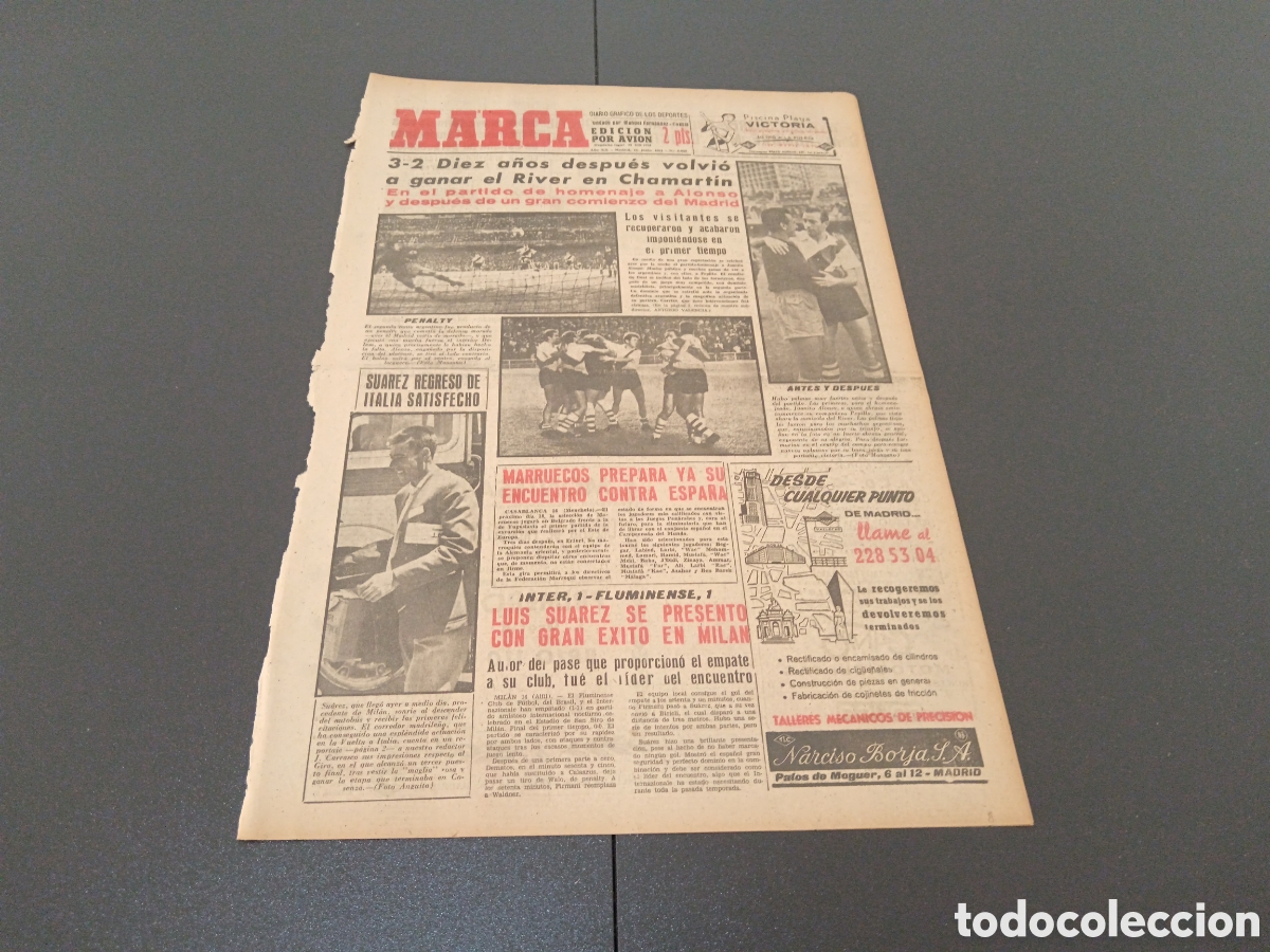 Coleccionismo deportivo: MARCA 15 DE JUNIO 1961 - Foto 1