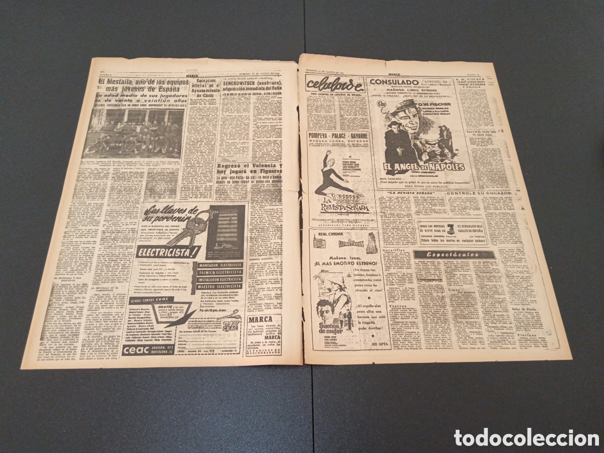 Coleccionismo deportivo: MARCA 27 DE AGOSTO 1961 - Foto 3