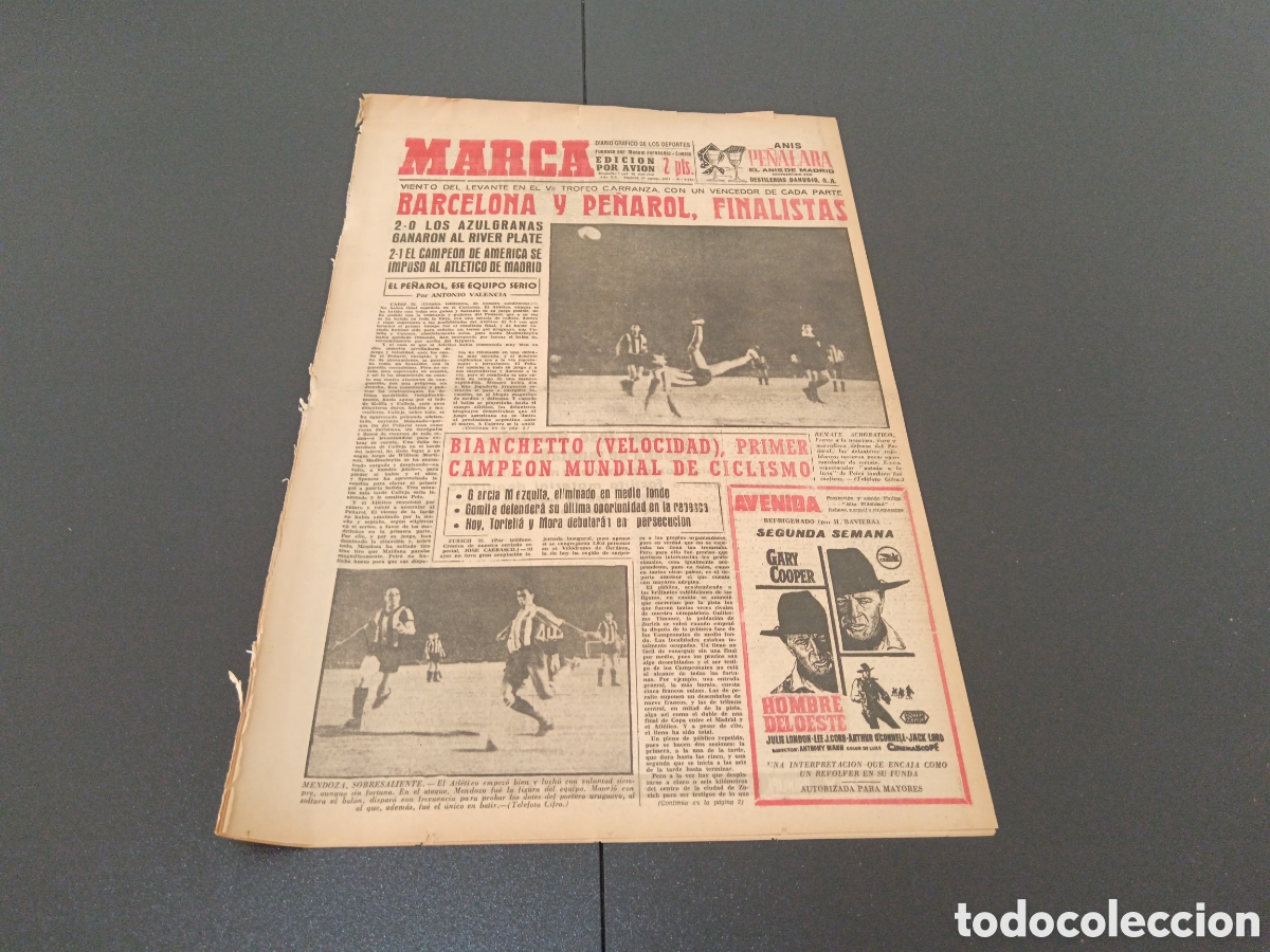 Coleccionismo deportivo: MARCA 27 DE AGOSTO 1961 - Foto 1