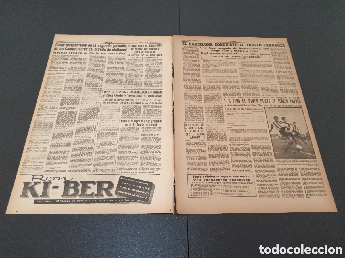 Coleccionismo deportivo: MARCA 28 DE AGOSTO 1961 - Foto 2