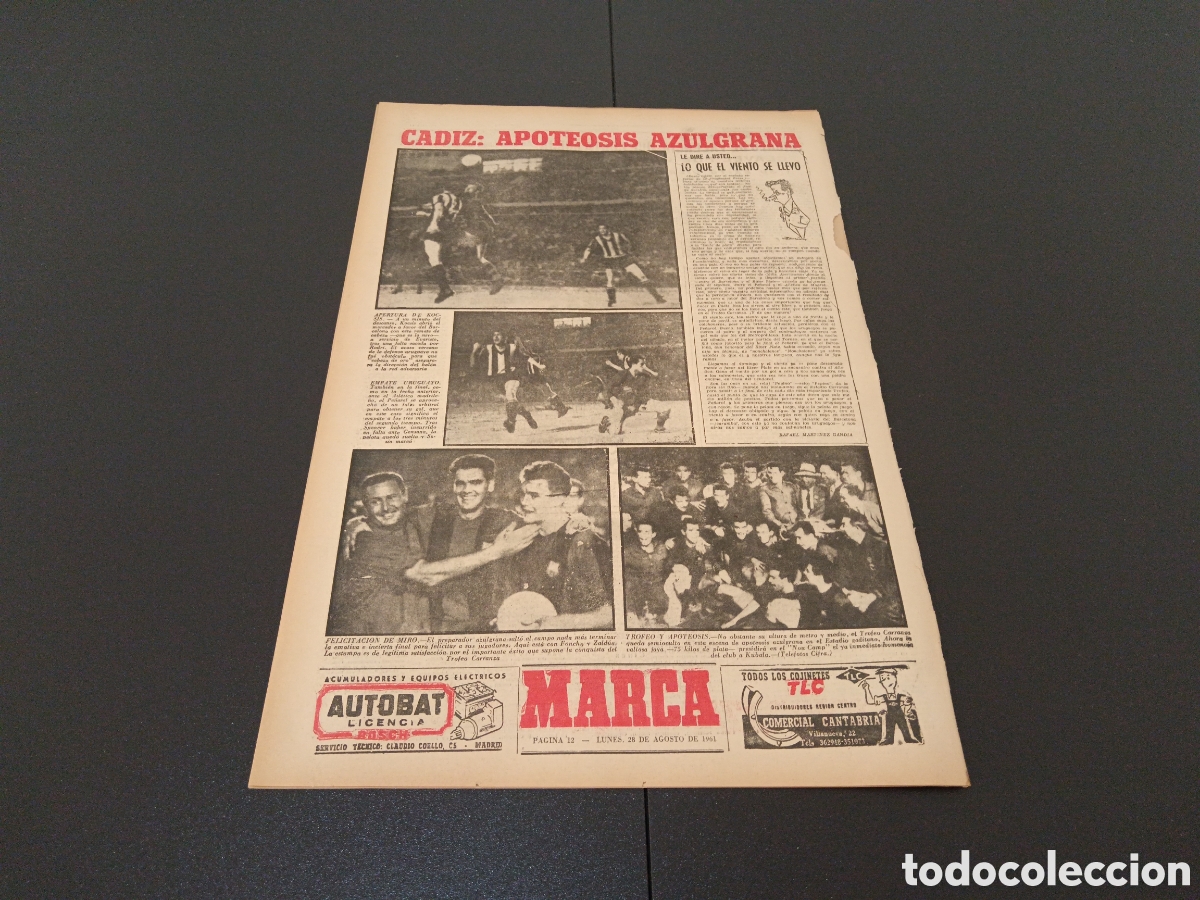 Coleccionismo deportivo: MARCA 28 DE AGOSTO 1961 - Foto 5