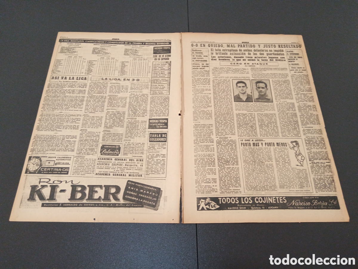 Coleccionismo deportivo: MARCA 04 DE SEPTIEMBRE 1961 - Foto 2