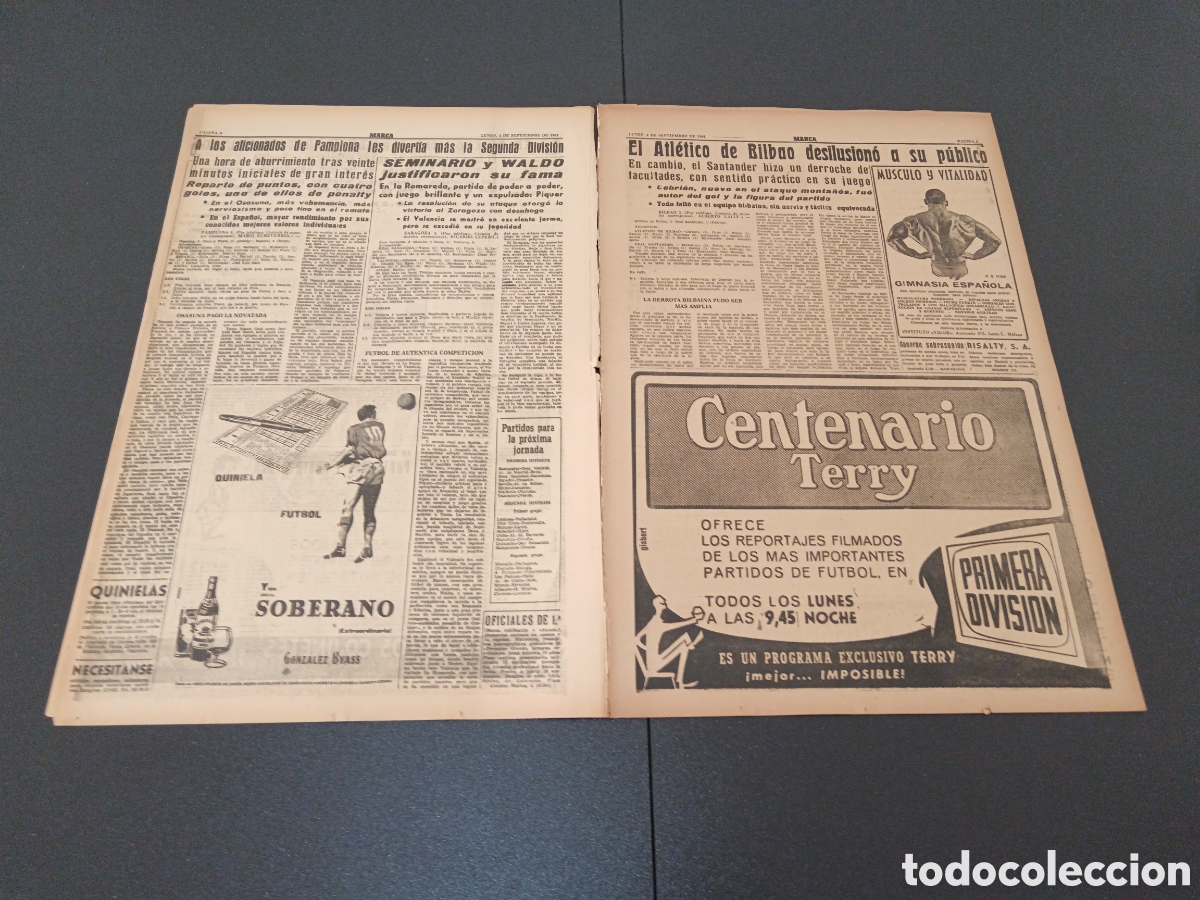 Coleccionismo deportivo: MARCA 04 DE SEPTIEMBRE 1961 - Foto 3