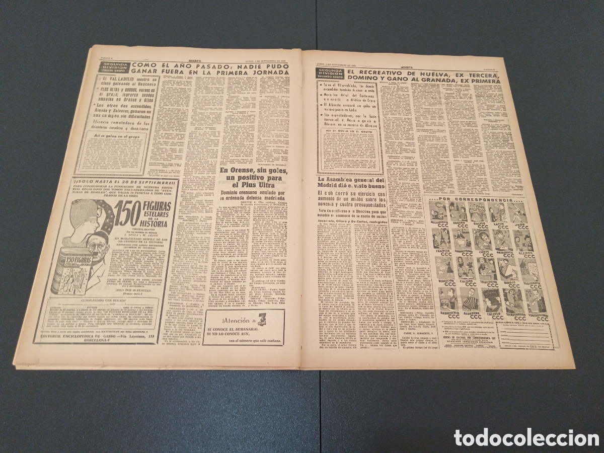 Coleccionismo deportivo: MARCA 04 DE SEPTIEMBRE 1961 - Foto 5