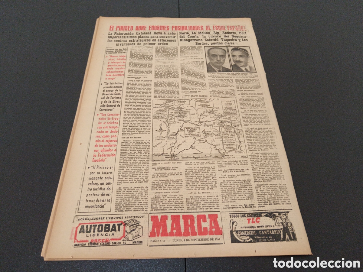 Coleccionismo deportivo: MARCA 04 DE SEPTIEMBRE 1961 - Foto 8