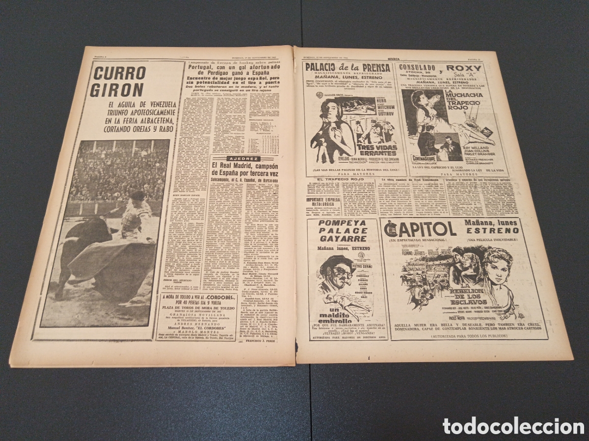 Coleccionismo deportivo: MARCA 17 DE SEPTIEMBRE 1961 - Foto 4