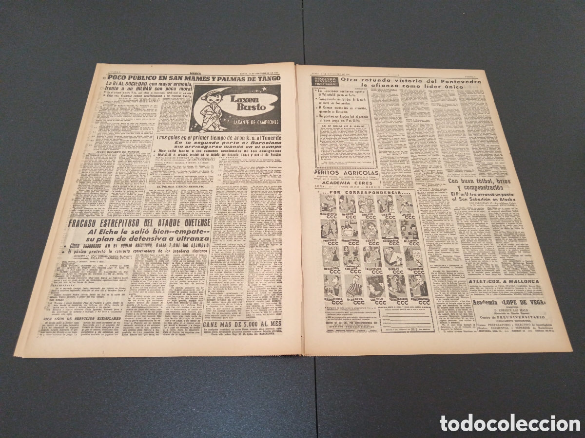 Coleccionismo deportivo: MARCA 18 DE SEPTIEMBRE 1961 - Foto 4