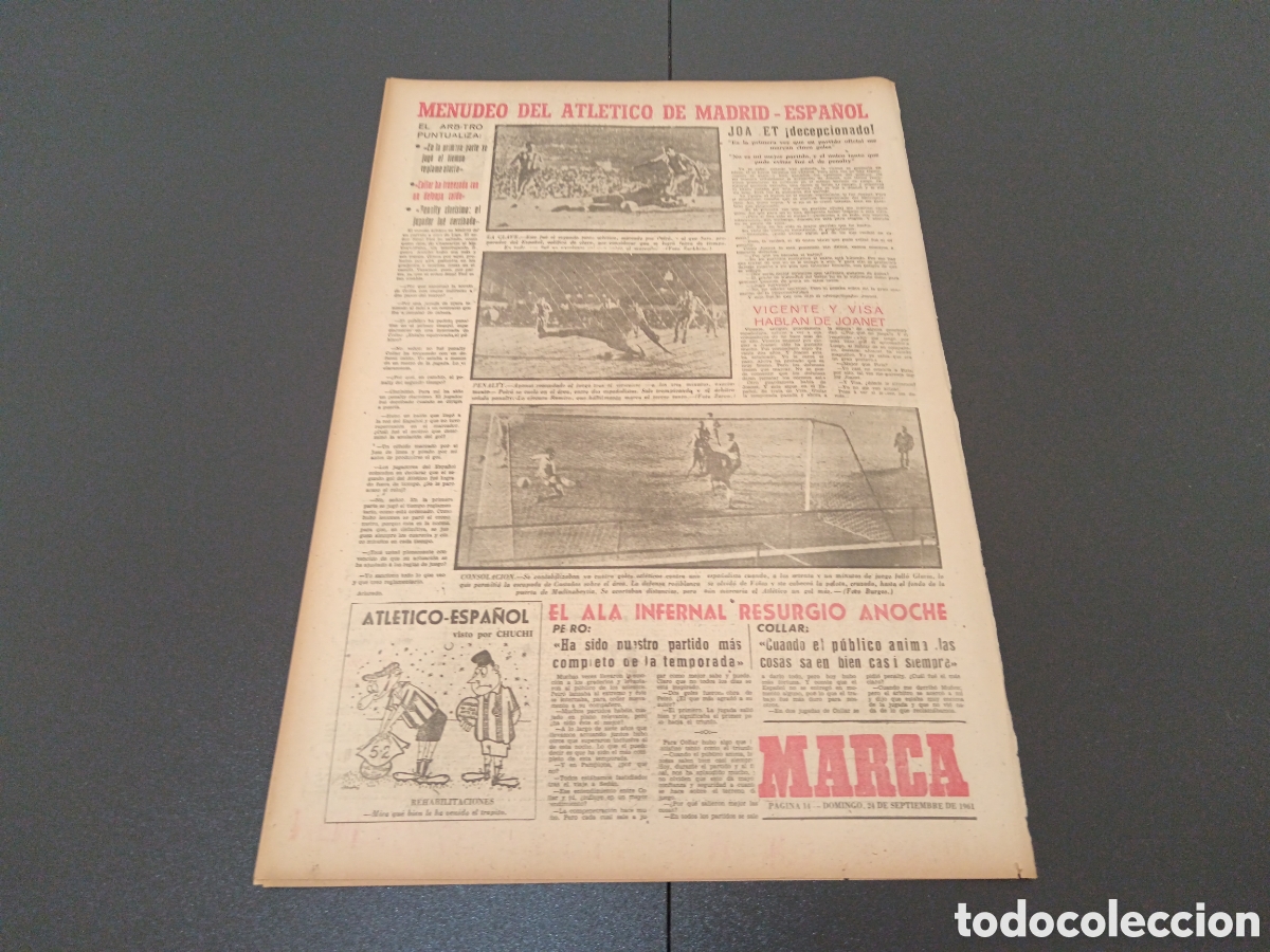 Coleccionismo deportivo: MARCA 24 DE SEPTIEMBRE 1961 - Foto 5