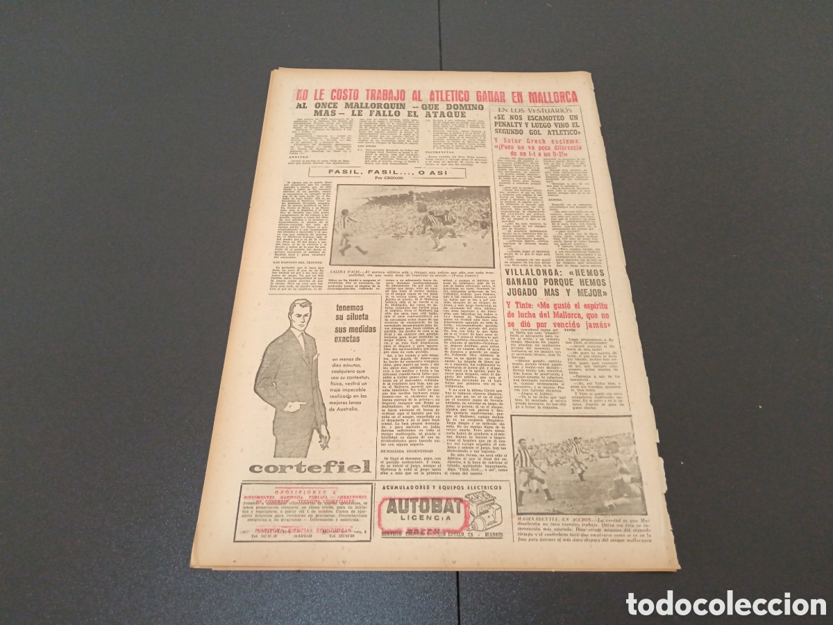 Coleccionismo deportivo: MARCA 02 DE OCTUBRE 1961 - Foto 6