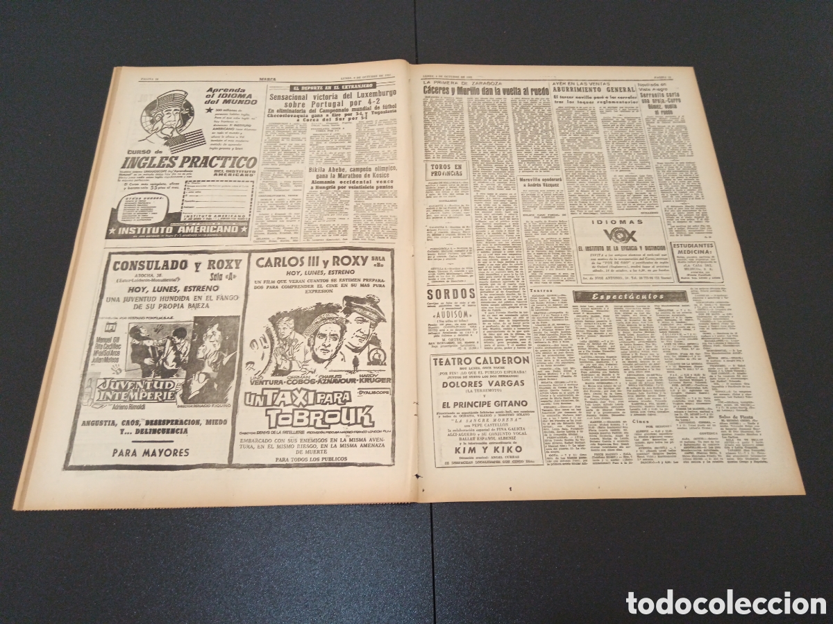 Coleccionismo deportivo: MARCA 09 DE OCTUBRE 1961 - Foto 6