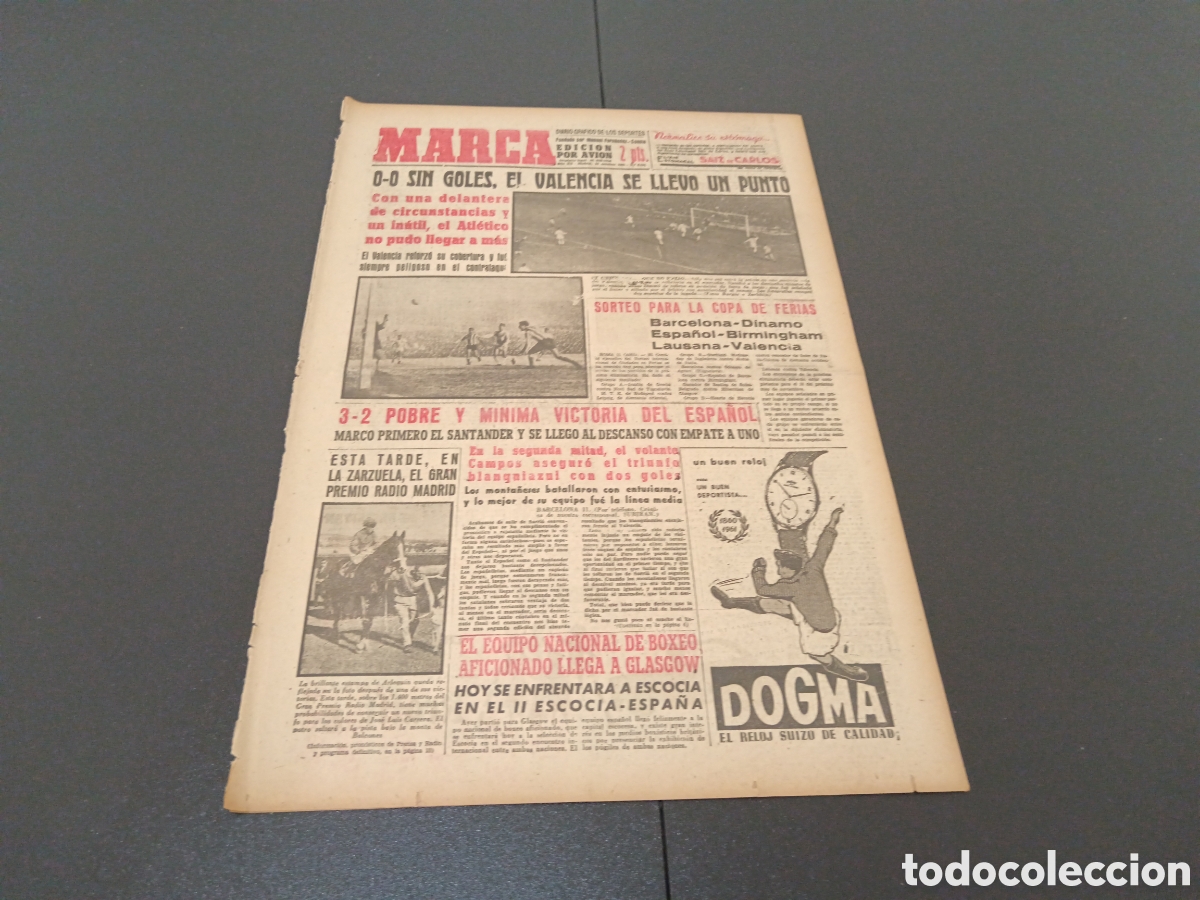 Coleccionismo deportivo: MARCA 12 DE OCTUBRE 1961 - Foto 1