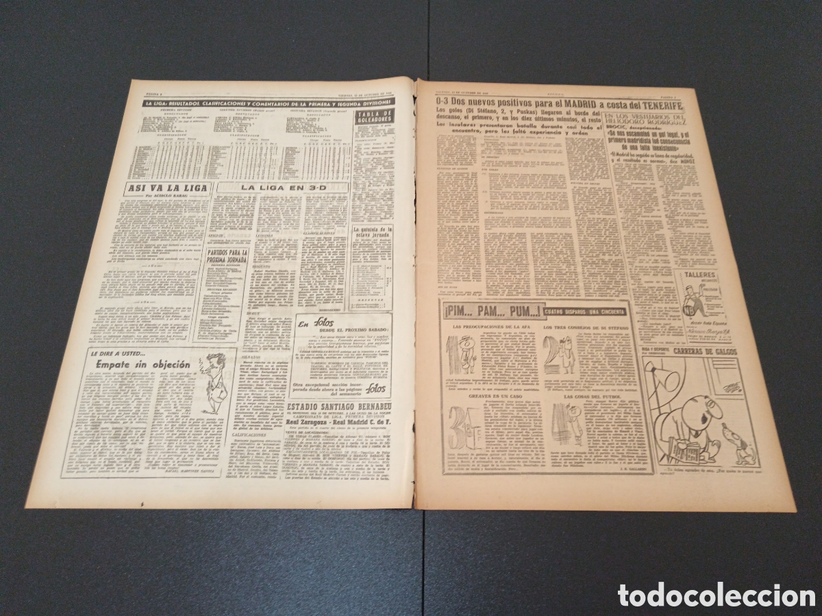 Coleccionismo deportivo: MARCA 13 DE OCTUBRE 1961 - Foto 2
