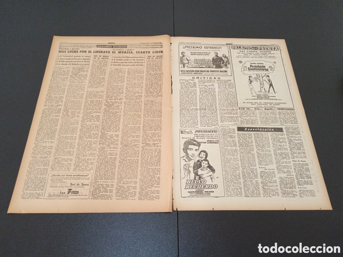 Coleccionismo deportivo: MARCA 13 DE OCTUBRE 1961 - Foto 4