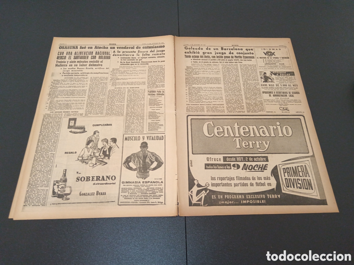 Coleccionismo deportivo: MARCA 16 DE OCTUBRE 1961 - Foto 3