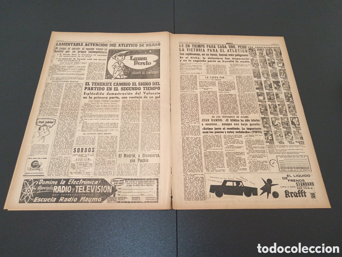 Coleccionismo deportivo: MARCA 16 DE OCTUBRE 1961 - Foto 4
