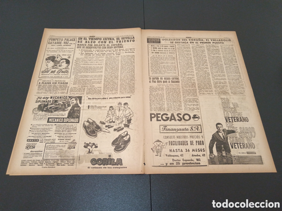 Coleccionismo deportivo: MARCA 16 DE OCTUBRE 1961 - Foto 5