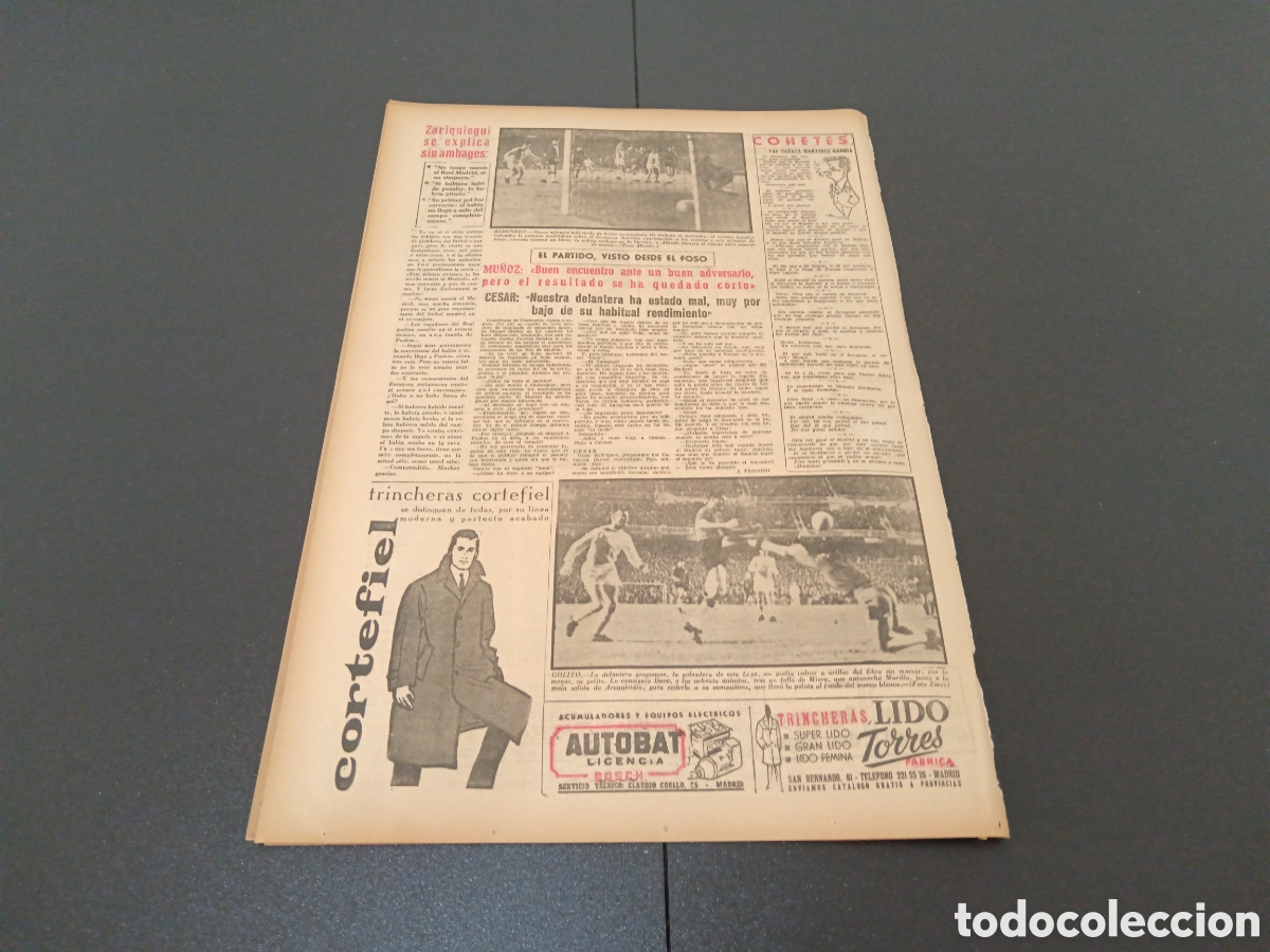 Coleccionismo deportivo: MARCA 16 DE OCTUBRE 1961 - Foto 7