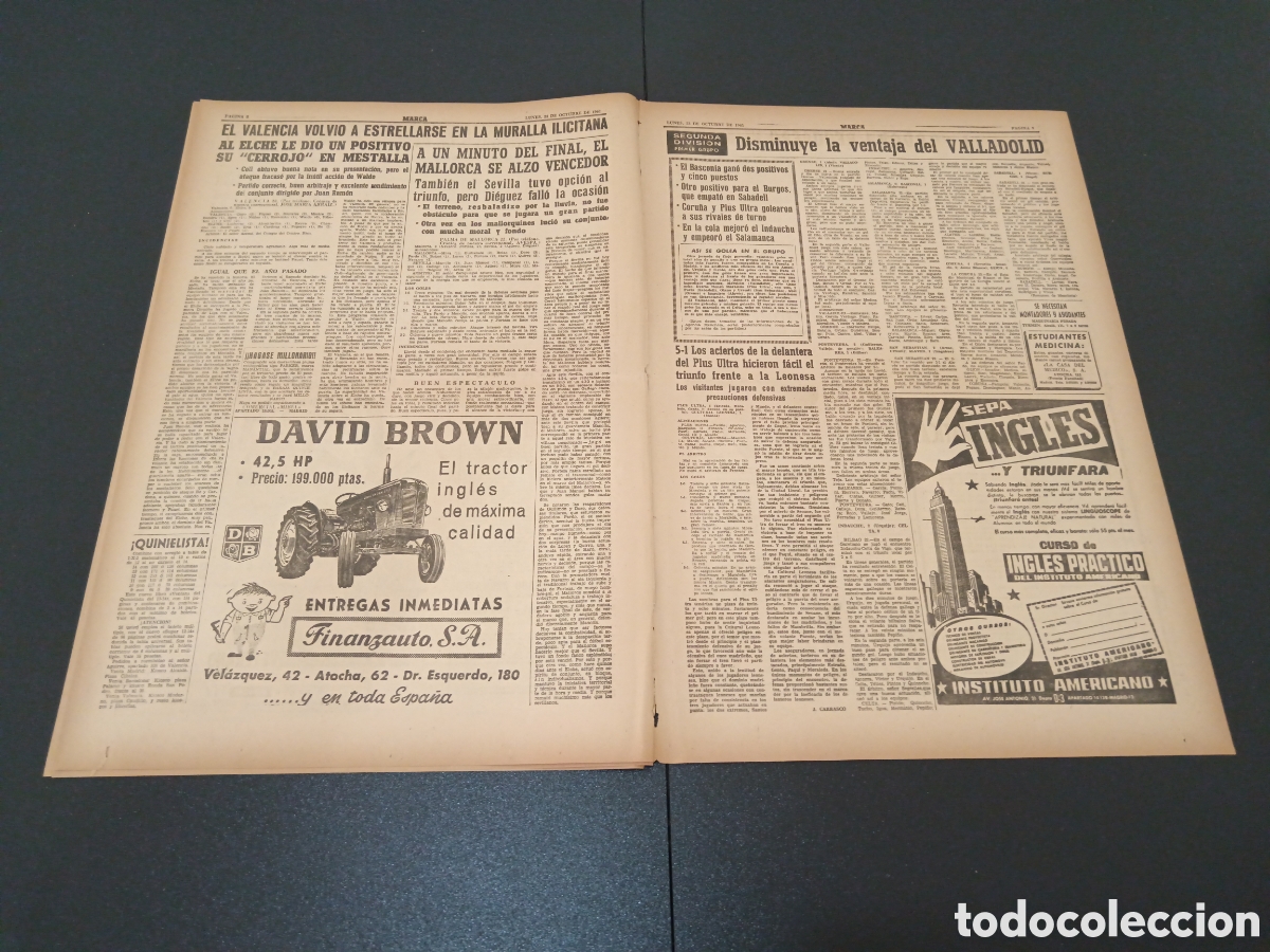 Coleccionismo deportivo: MARCA 23 DE OCTUBRE 1961 - Foto 5
