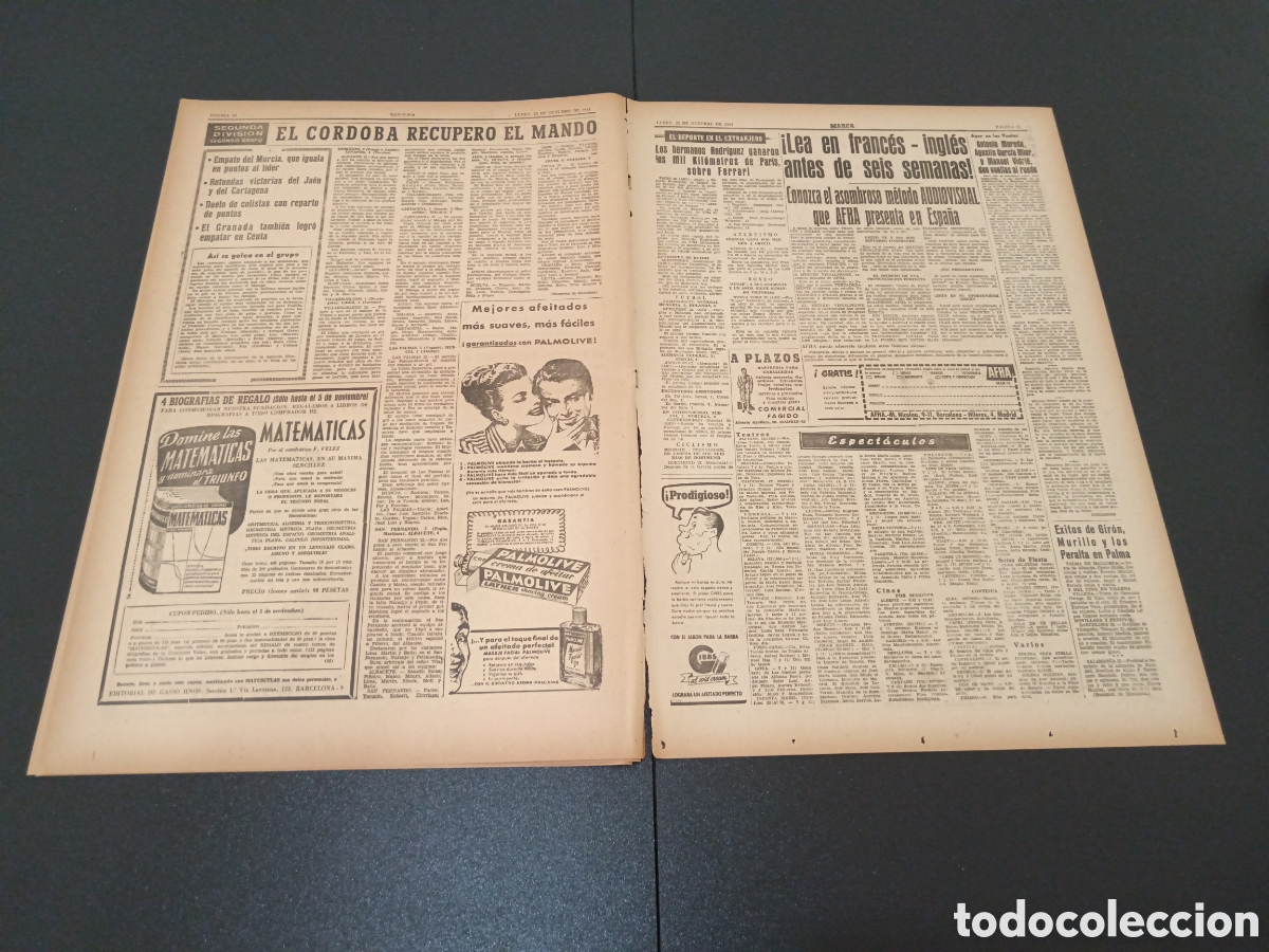 Coleccionismo deportivo: MARCA 23 DE OCTUBRE 1961 - Foto 6