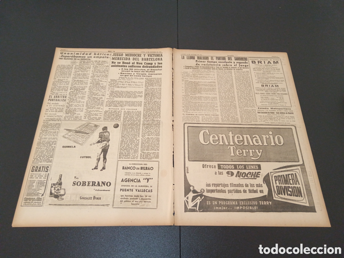 Coleccionismo deportivo: MARCA 30 DE OCTUBRE 1961 - Foto 3