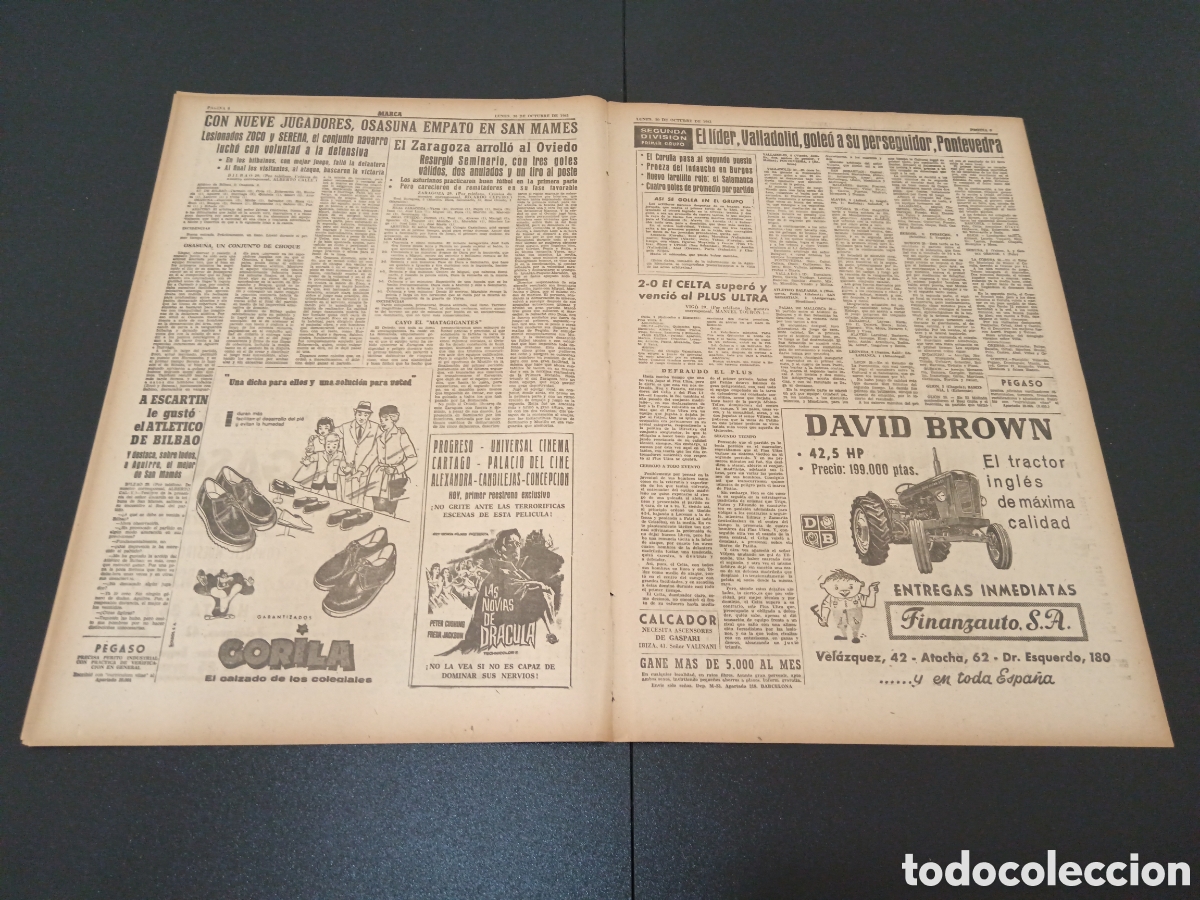 Coleccionismo deportivo: MARCA 30 DE OCTUBRE 1961 - Foto 5