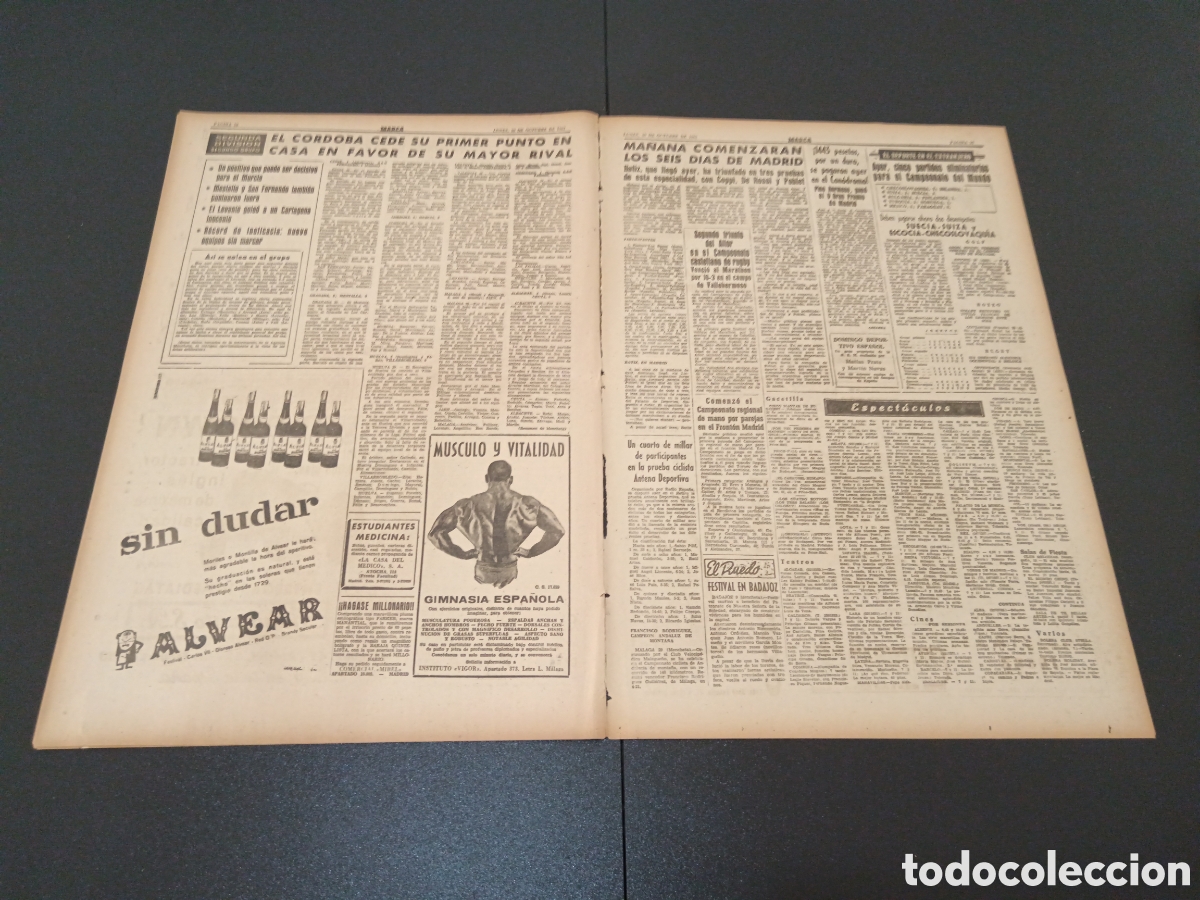 Coleccionismo deportivo: MARCA 30 DE OCTUBRE 1961 - Foto 6