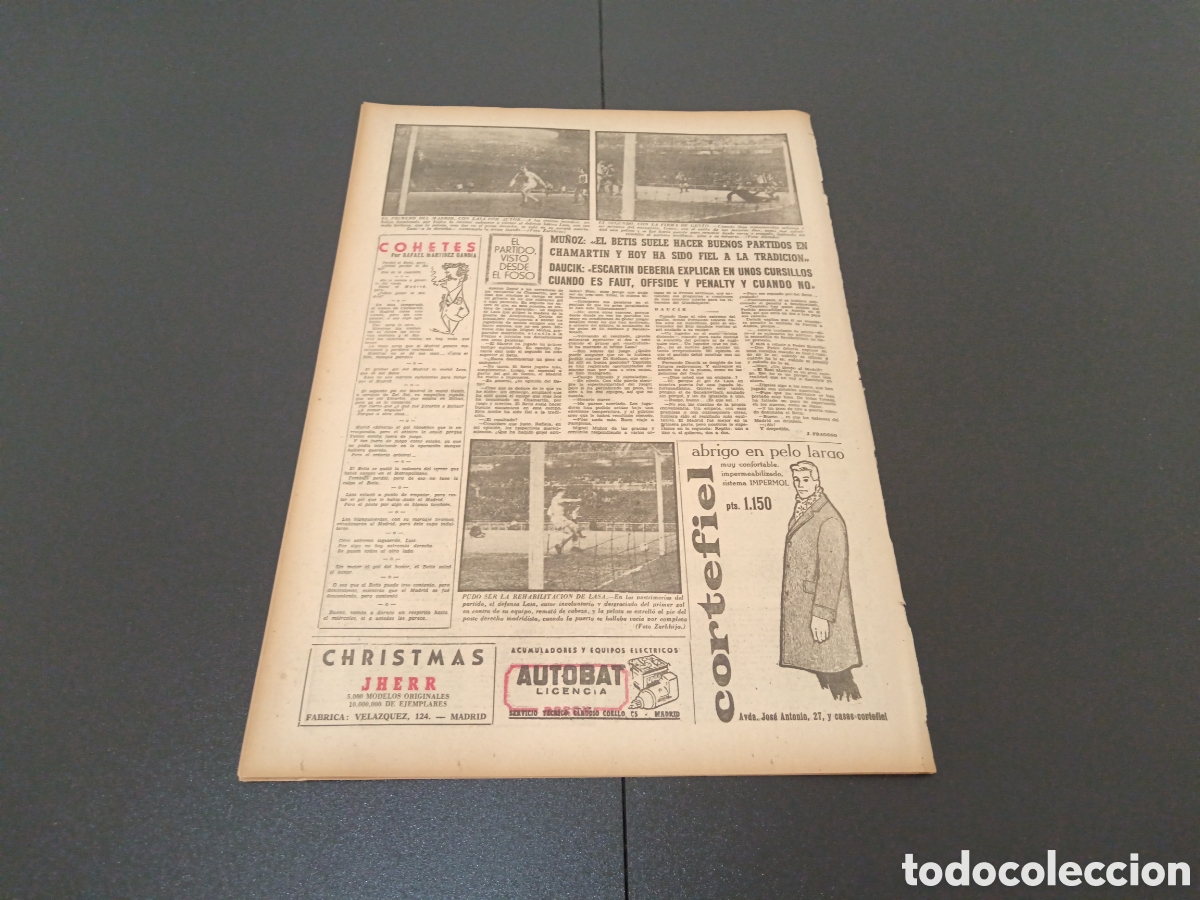 Coleccionismo deportivo: MARCA 30 DE OCTUBRE 1961 - Foto 7