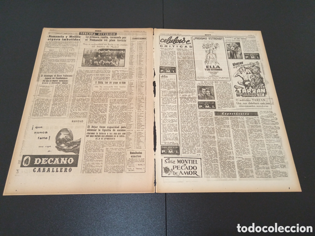 Coleccionismo deportivo: MARCA 08 DE DICIEMBRE 1961 - Foto 3