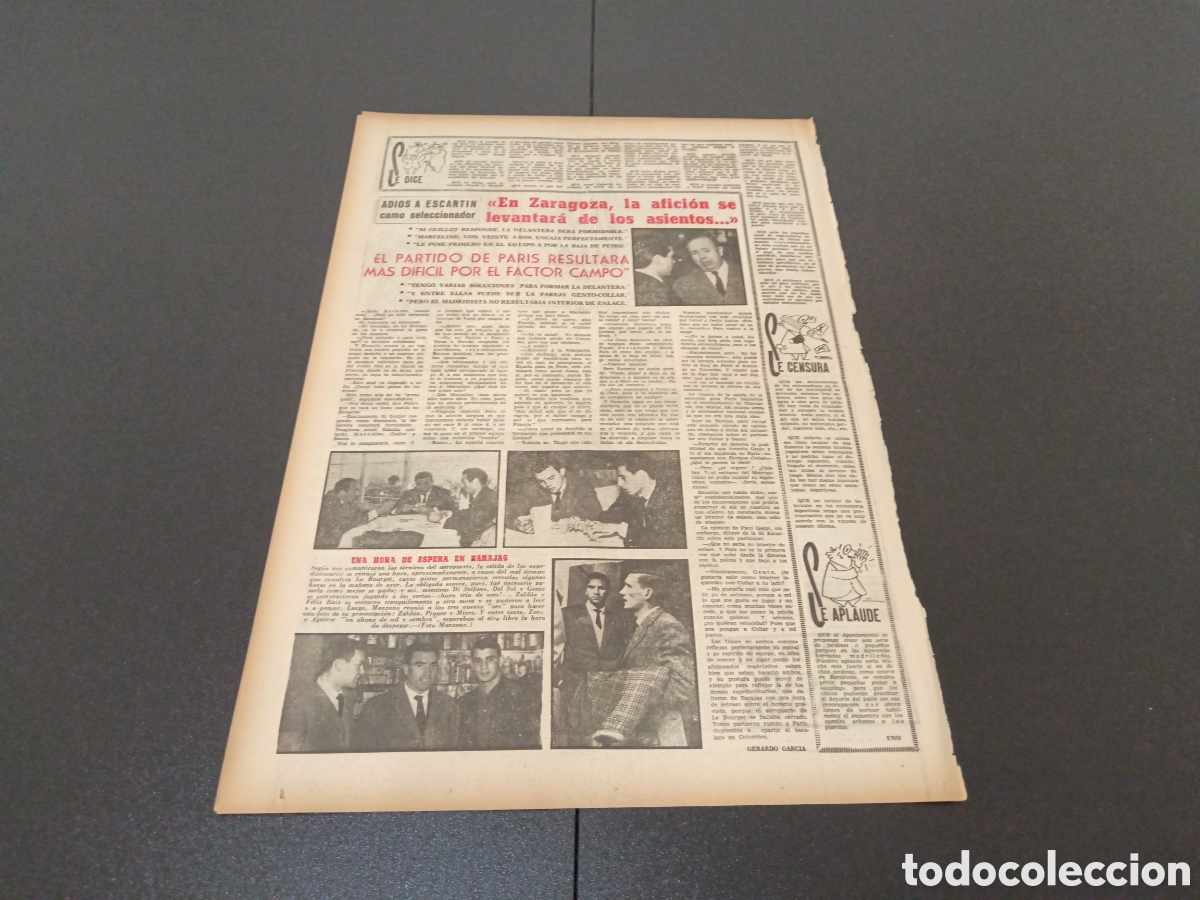 Coleccionismo deportivo: MARCA 08 DE DICIEMBRE 1961 - Foto 4