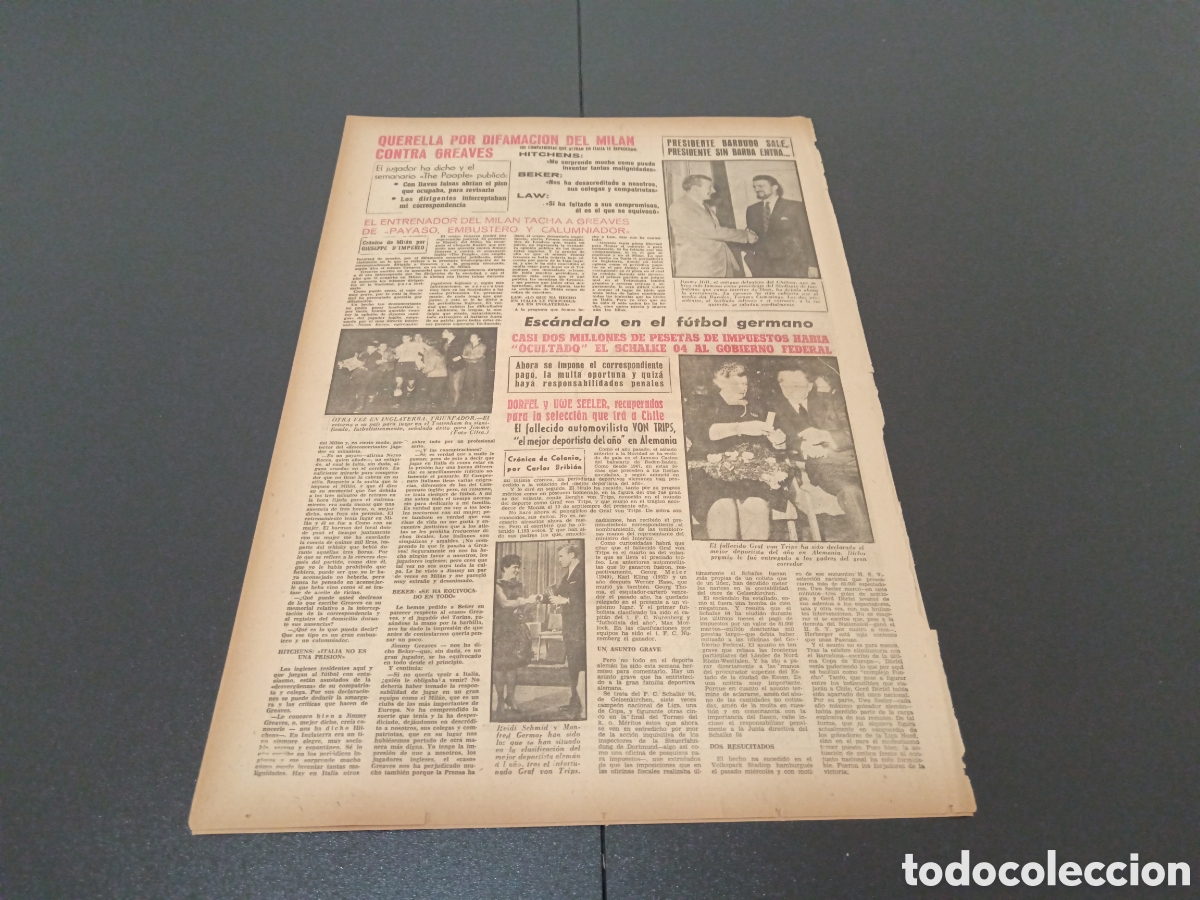 Coleccionismo deportivo: MARCA 21 DE DICIEMBRE 1961 - Foto 4