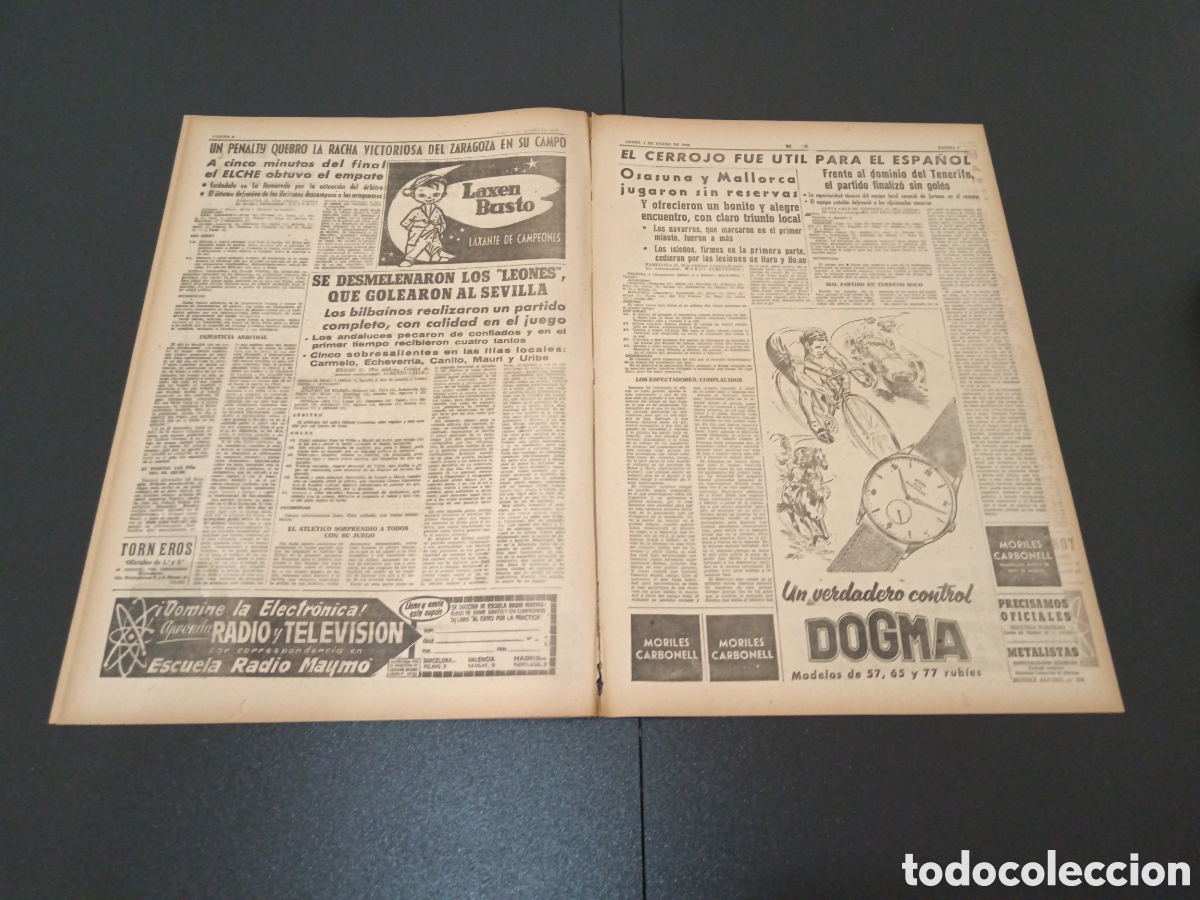 Coleccionismo deportivo: MARCA 01 DE ENERO 1962 - Foto 4