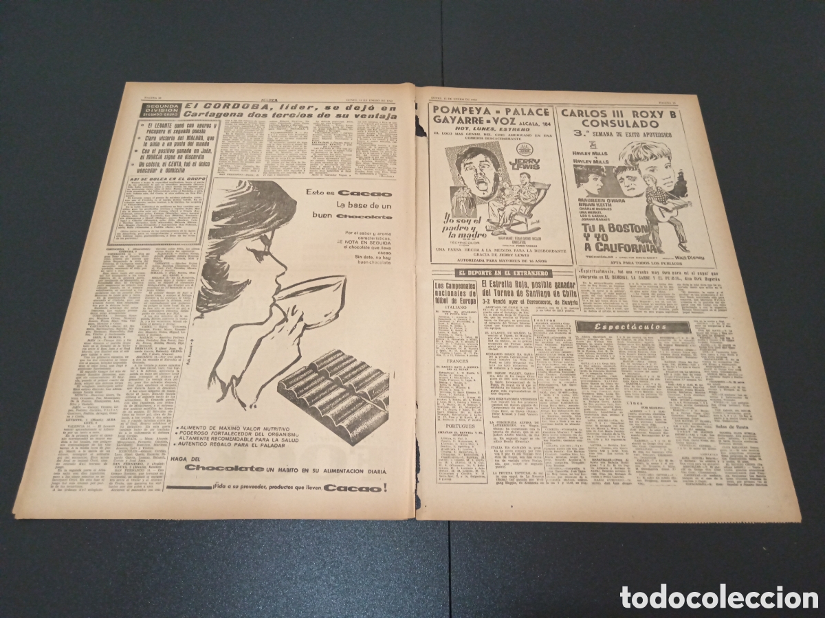 Coleccionismo deportivo: MARCA 15 DE ENERO 1962 - Foto 6