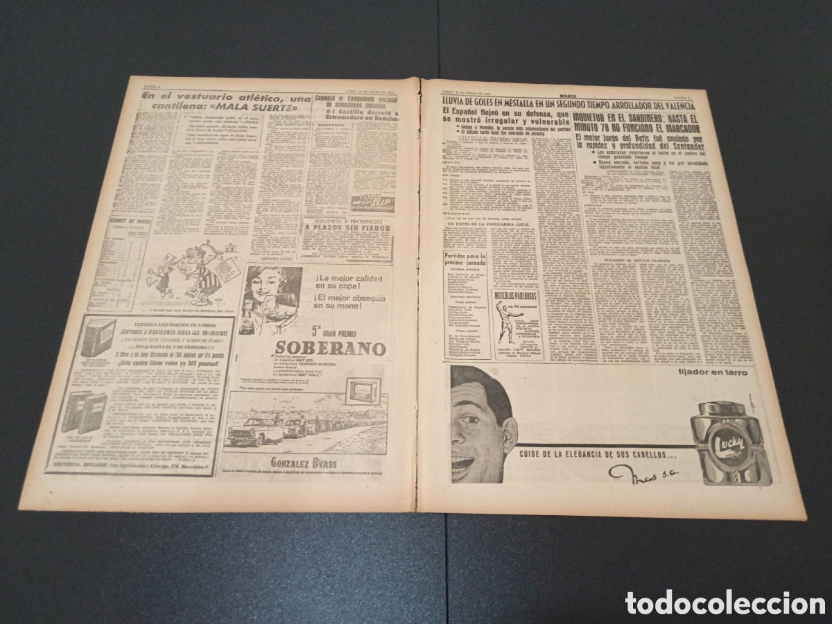 Coleccionismo deportivo: MARCA 22 DE ENERO 1962 - Foto 3