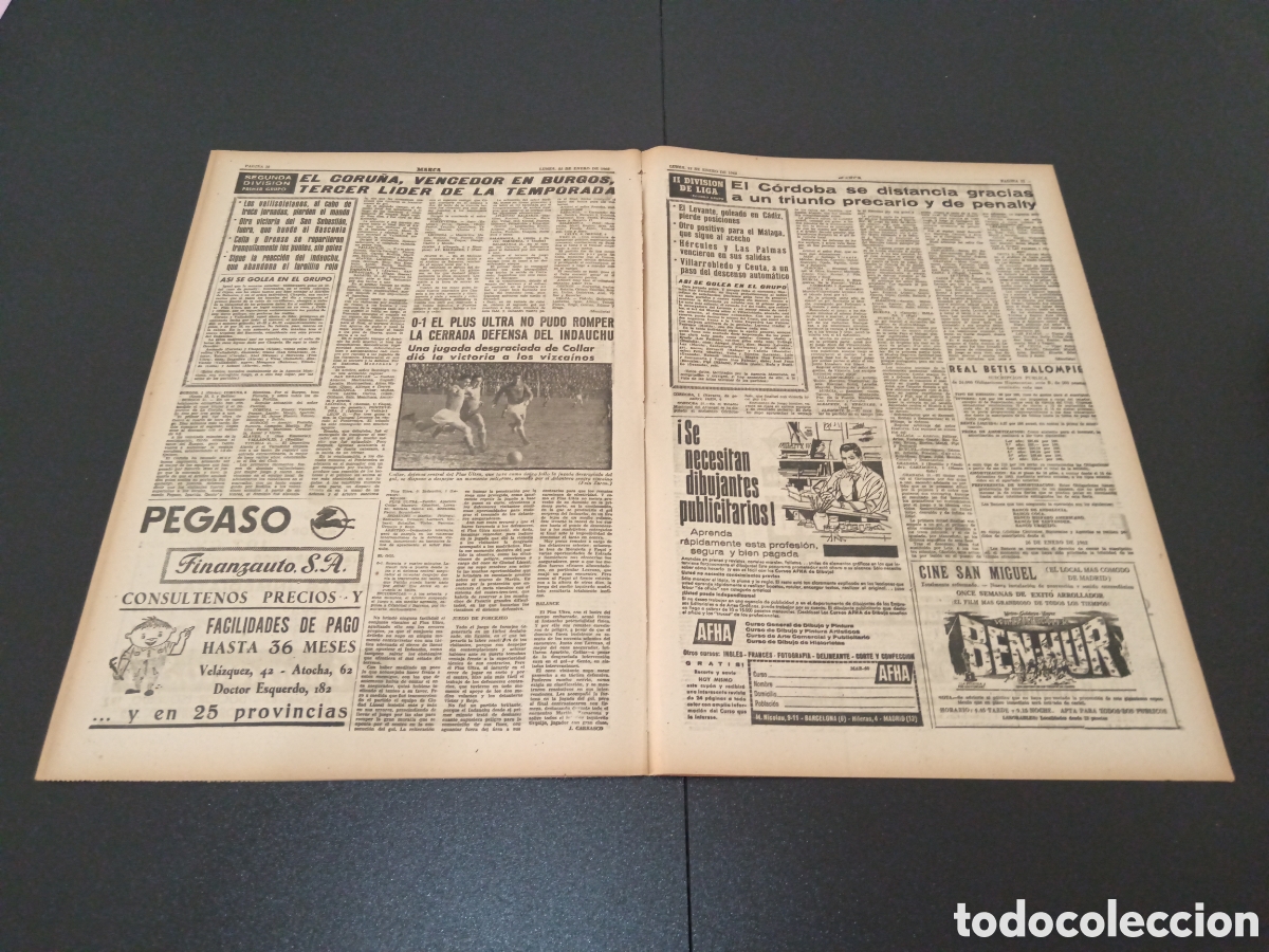 Coleccionismo deportivo: MARCA 22 DE ENERO 1962 - Foto 6