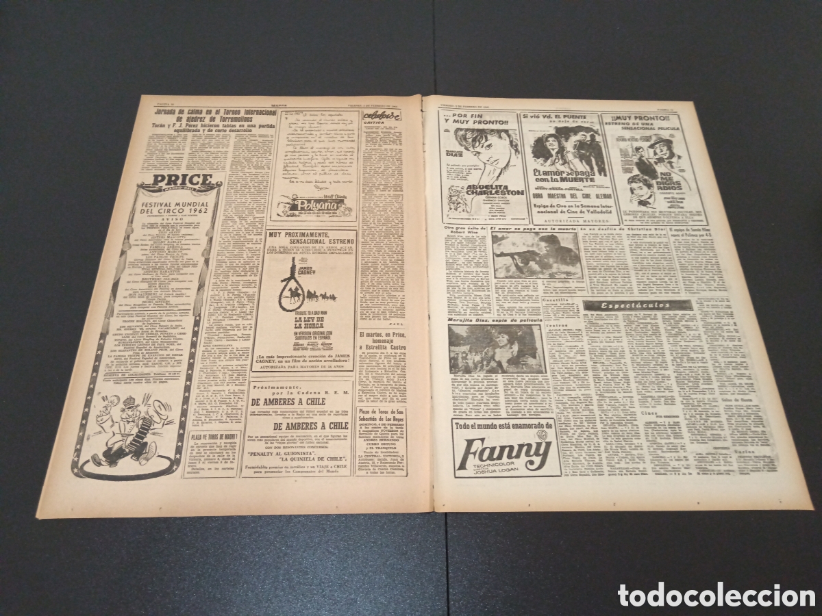 Coleccionismo deportivo: MARCA 02 DE FEBRERO 1962 - Foto 4